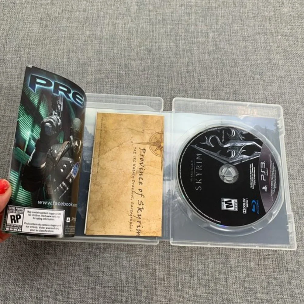 PS3 The Elder Scrolls V‎ Skyrim Playstation 3 Mature 17+ Epic Fantasy Reborn